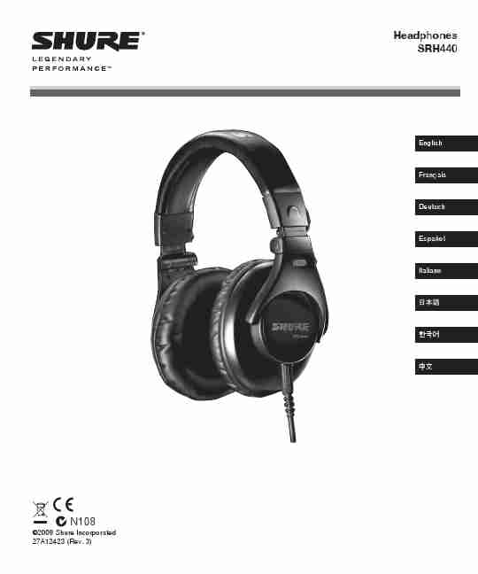Shure Headphones SRH440-page_pdf